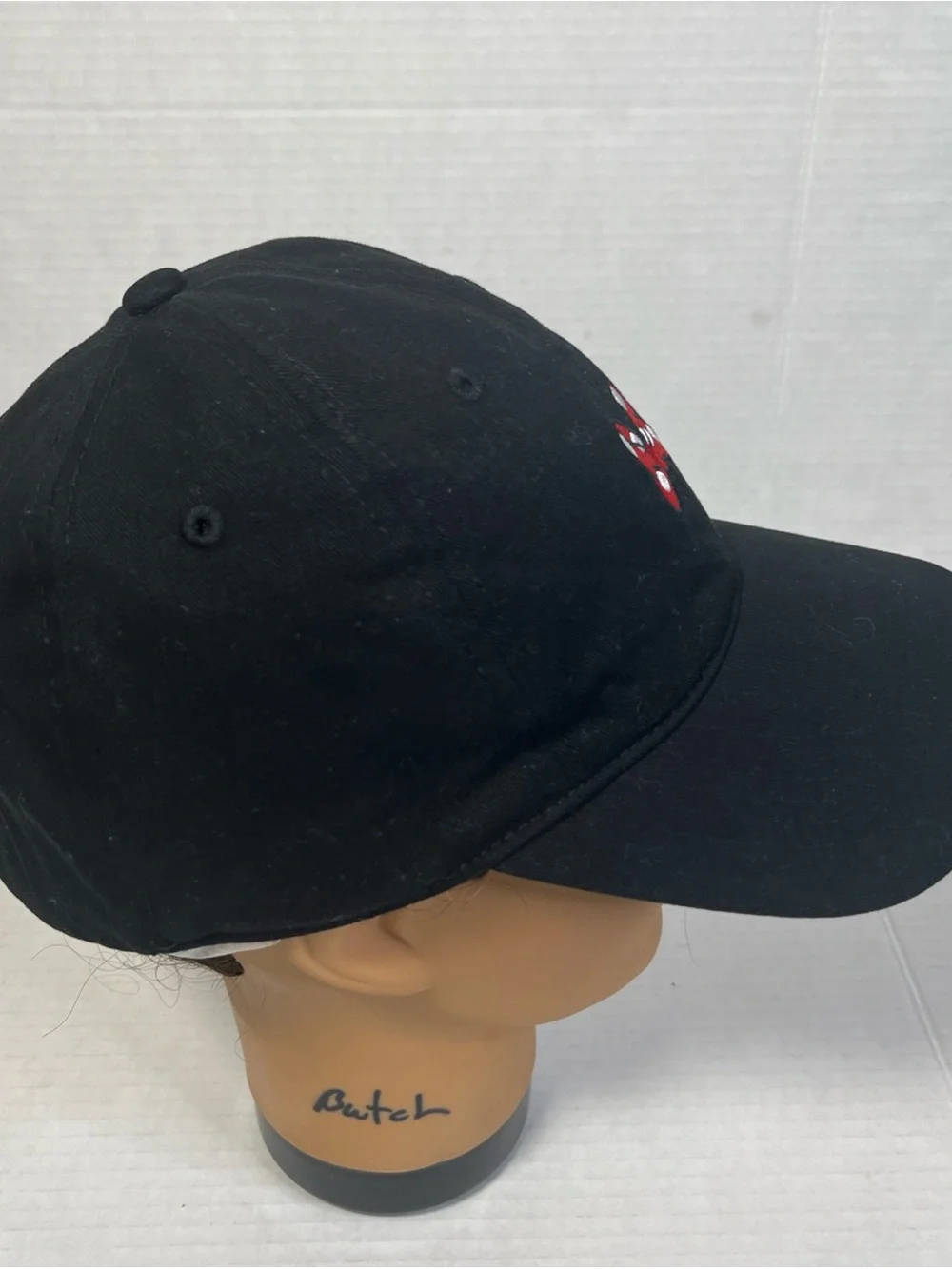 Disney Minnie Mouse Ball cap black Hat Embroidered adjustable strap